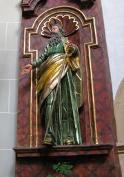 Statue à droite du tabernacle: Saint Paul. Cliché personnel