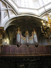 Vue de l'orgue en perspective. Cliché personnel