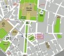Positionnement de St-François-Xavier dans Paris