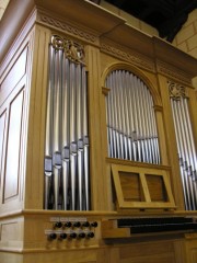 Temple de Giez. Autre vue de l'orgue. Cliché personnel