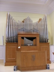 Temple de Rochefort. L'orgue Ziegler, entretenu par le facteur Mingot. Cliché personnel