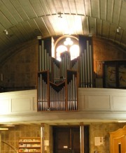 Vue rapprochée de l'orgue. Cliché personnel