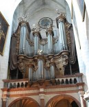 Grand Orgue Riepp de la Collégiale de Dole. Cliché personnel (juillet 2009)