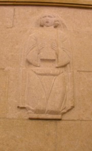 Grand Temple, La Chaux-de-Fonds. Un bas-relief. Cliché personnel