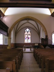 Autre vue de l'intérieur du Temple de Boudry. Cliché personnel