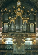 Orgue de l'église franciscaine de Ljublijana. Crédit: //orgle.slomsek.net/