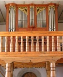 Orgue de l'église de Gampelen. Cliché personnel