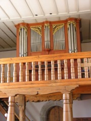 Autre vue de l'orgue de Gampelen. Cliché personnel