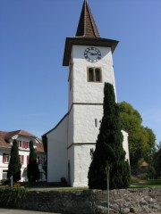 Une dernière vue de cette belle église de Gampelen. Cliché personnel