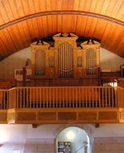 Autre vue de l'orgue depuis la nef. Cliché personnel