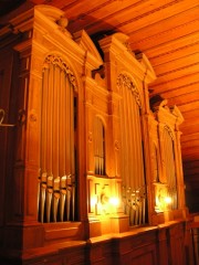 Vue de l'orgue depuis la tribune. Cliché personnel