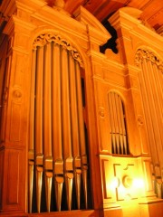 Vue partielle de la Montre de l'orgue. Cliché personnel