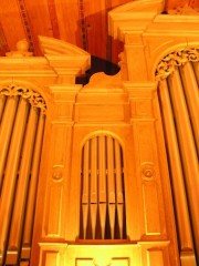 Autre vue partielle de la Montre de l'orgue. Cliché personnel