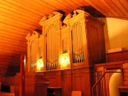 Une belle vue de l'orgue en tribune. Cliché personnel