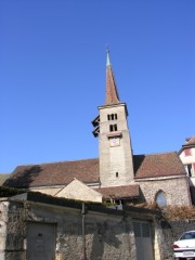 Photo extérieure du Temple de Corcelles. Cliché personnel