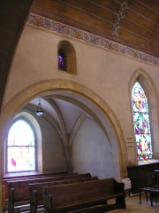 Vue de la chapelle Sud et de la nef. Cliché personnel