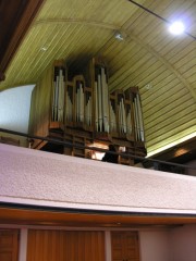 Une dernière vue de l'orgue J.-F. Mingot du Temple de Peseux. Cliché personnel