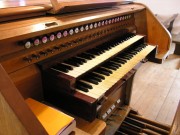 Autre vue de la console de l'orgue. Cliché personnel