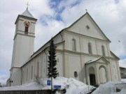 Eglise catholique de Saignelégier. Cliché personnel (11 mars 2009)