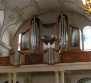 Une dernière vue des orgues: un grand instrument dans le Jura. Cliché personnel