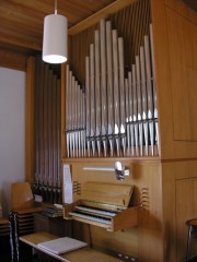 Vue de l'orgue en tribune. Cliché personnel