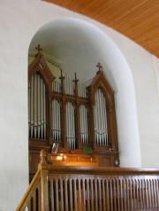 Vue de l'orgue depuis la tribune. Cliché personnel