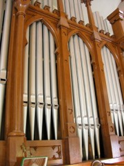 Autre vue de la façade de l'orgue Goll. Cliché personnel