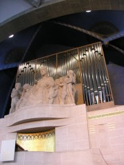 L'orgue Metzler en contre-plongée. Cliché personnel