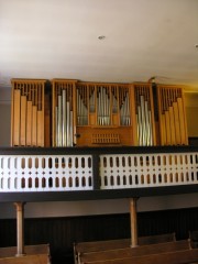 Temple de Bôle. L'orgue. Cliché personnel