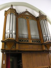 Vue de l'orgue Dumas en tribune. Cliché personnel