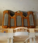 Ancien orgue Kuhn du Temple de Morges. Cliché personnel (avril 2009)