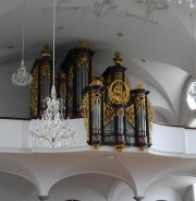 Vue de l'orgue de trois-quarts. Cliché personnel