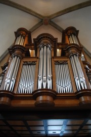 Autre vue en contre-plongée de l'orgue. Cliché personnel