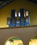 Vue de l'orgue Kuhn (1996) de l'église St-Paul à Cologny (Genève). Cliché personnel (mai 2009)