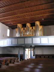 L'orgue d'Aarberg en situation. Cliché personnel