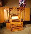 Orgue de la Chapelle, Temple de Cully. Cliché personnel (mai 2009)