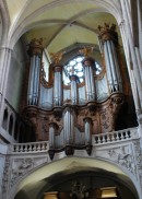 Grand Orgue Riepp (achevé en 1745) de St-Bénigne à Dijon. Cliché personnel (juin 2009)