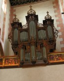 Grand Orgue Silbermann du Temple St-Matthieu à Colmar. Cliché personnel (août 2008)