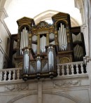 Grand Orgue Riepp/Ghys/Formentelli de la Collégiale de Beaune. Cliché personnel (juin 2008)