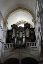 Vue du Grand Orgue Riepp depuis la nef (en son milieu). Cliché personnel