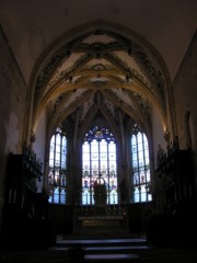 Choeur de l'église de Montbenoît. Cliché personnel