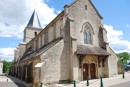 Vue extérieure de l'église N.-Dame de Talant. Cliché personnel (juin 2009)