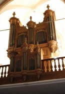 Orgue historique J. Tribuot (1699), église de Seurre. Cliché personnel (juin 2009)