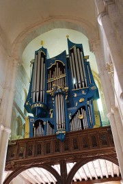 Vue du grand orgue D. Birouste de Saulieu. Cliché personnel