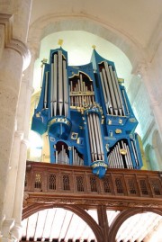 Vue de l'orgue en contre-plongée. Cliché personnel