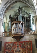 Vue du Grand Orgue Ghys/Hartmann-Deloye (1895) de N.-Dame de Dijon. Cliché personnel (juin 2009)