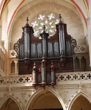 Une dernière vue du Grand Orgue de St-Vincent à Chalon. Cliché personnel (juin 2009)