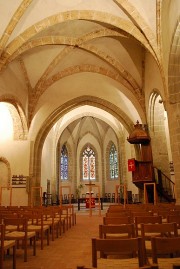 Vue intérieure en direction du choeur. Cliché personnel