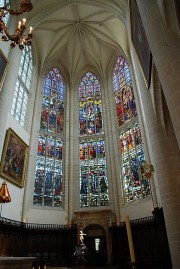 Vue du choeur de la Collégiale. Cliché personnel