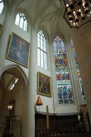 Vue de l'élévation des voûtes du choeur. Cliché personnel